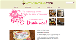 Desktop Screenshot of bowlerwine.com